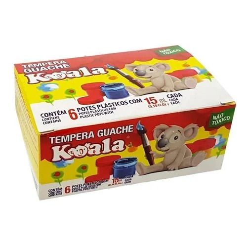 TINTA GUACHE KOALA C/6 CORES 